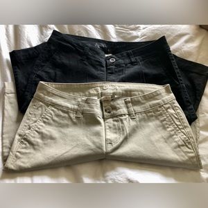 Bundle of 3 Arizona shorts kakis, black and Jean all size 3